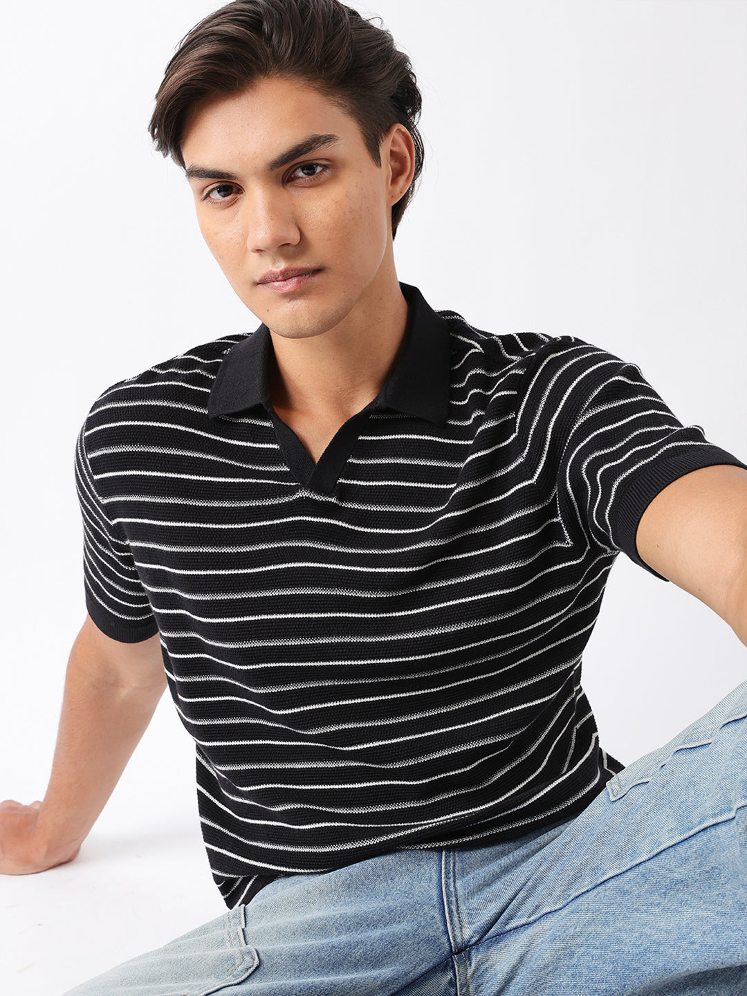 b*o様 ERNEST W. BAKER PIN STRIPE POLO Ted Baker Ellerby Striped Polo Shirt | Masdings