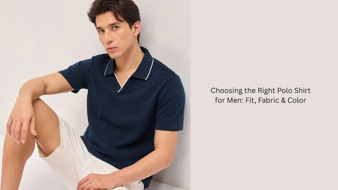 Different fabrics for men’s polo shirts