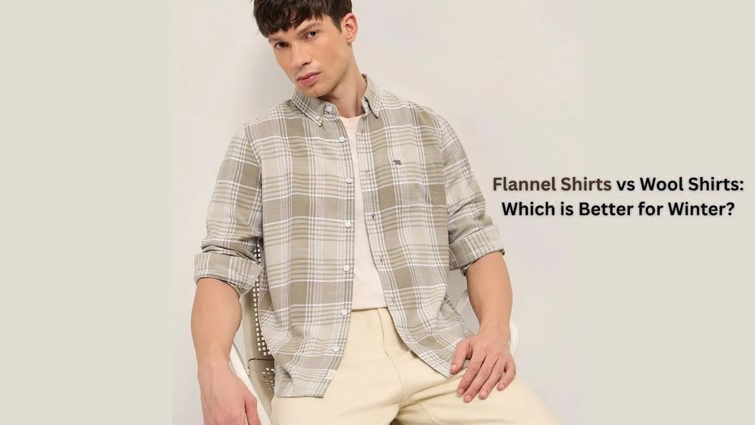 Flannel and wool shirts 