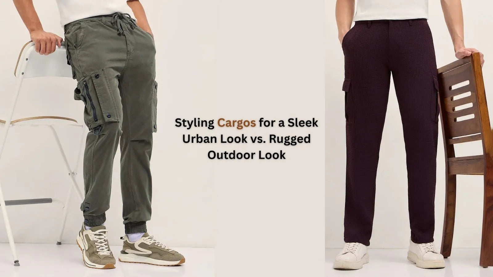 Styling Cargos for a Sleek Urban Look vs. Rugged Outdoor Look