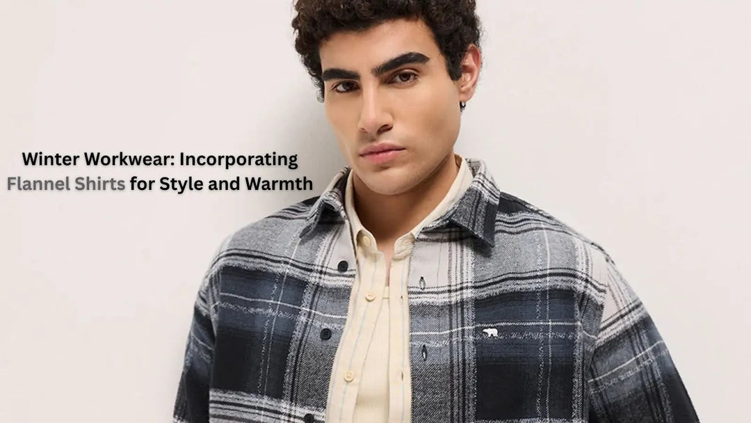 warm flannel shirt for winter workwear