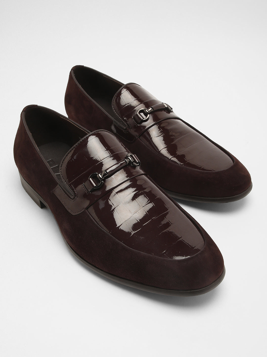 VINCENZO MEN'S BROWN LOAFERS