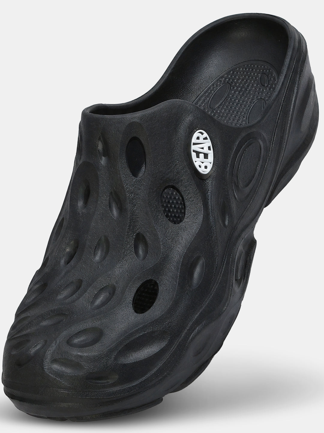 Black Lightweight Slip-On Clogs by The Bear House