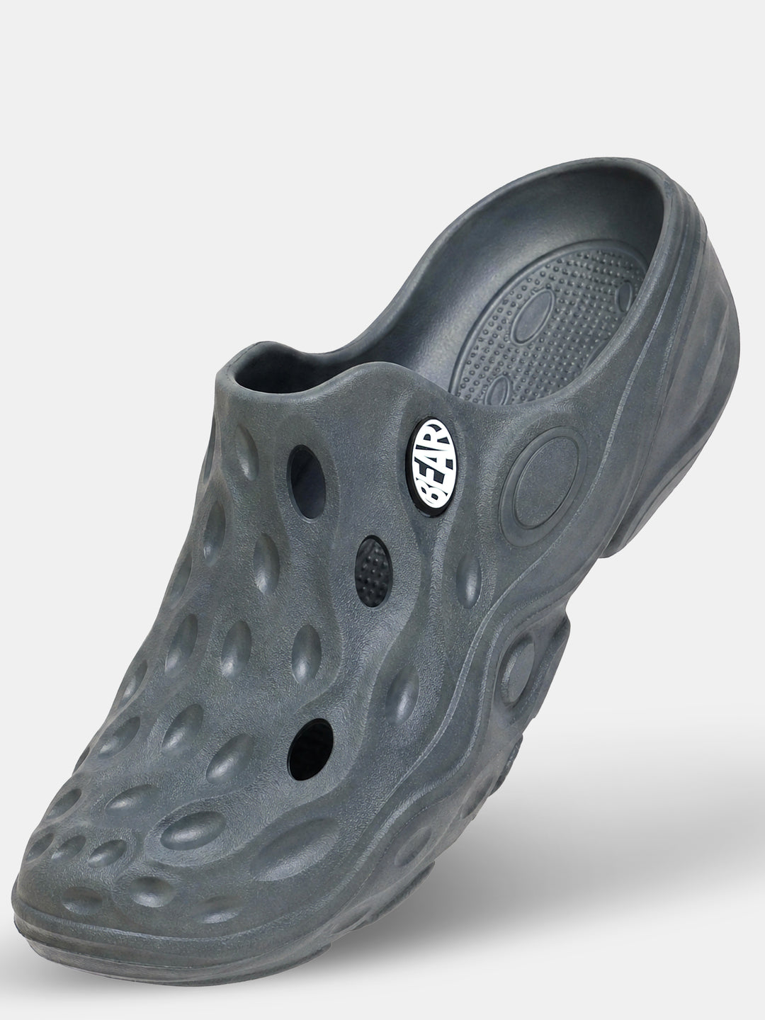 Dark Grey Lightweight Slip-On Clogs by The Bear House