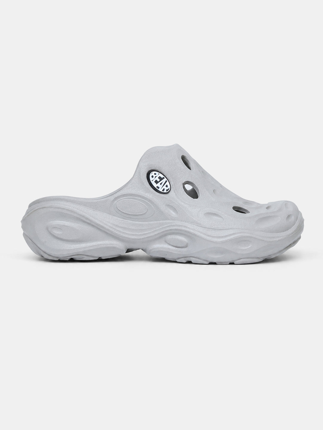 Grey Lightweight Slip-On Clogs by The Bear House