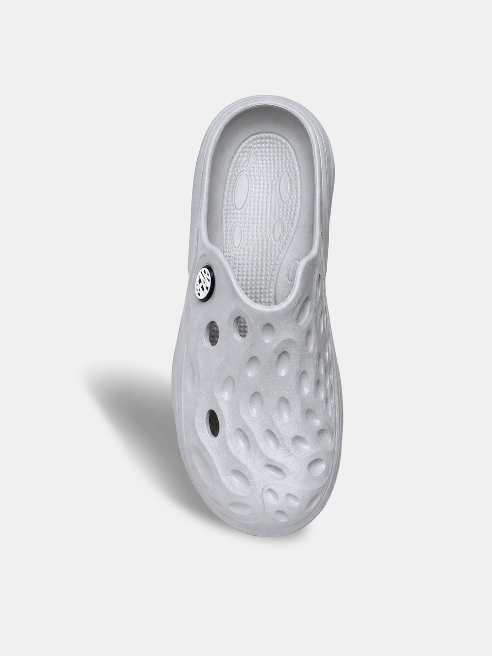 Grey Lightweight Slip-On Clogs by The Bear House