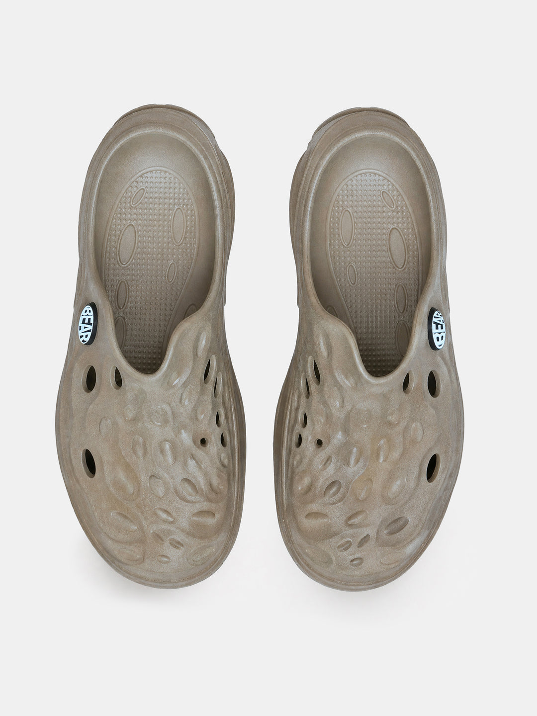 Khaki Lightweight Slip-On Clogs by The Bear House