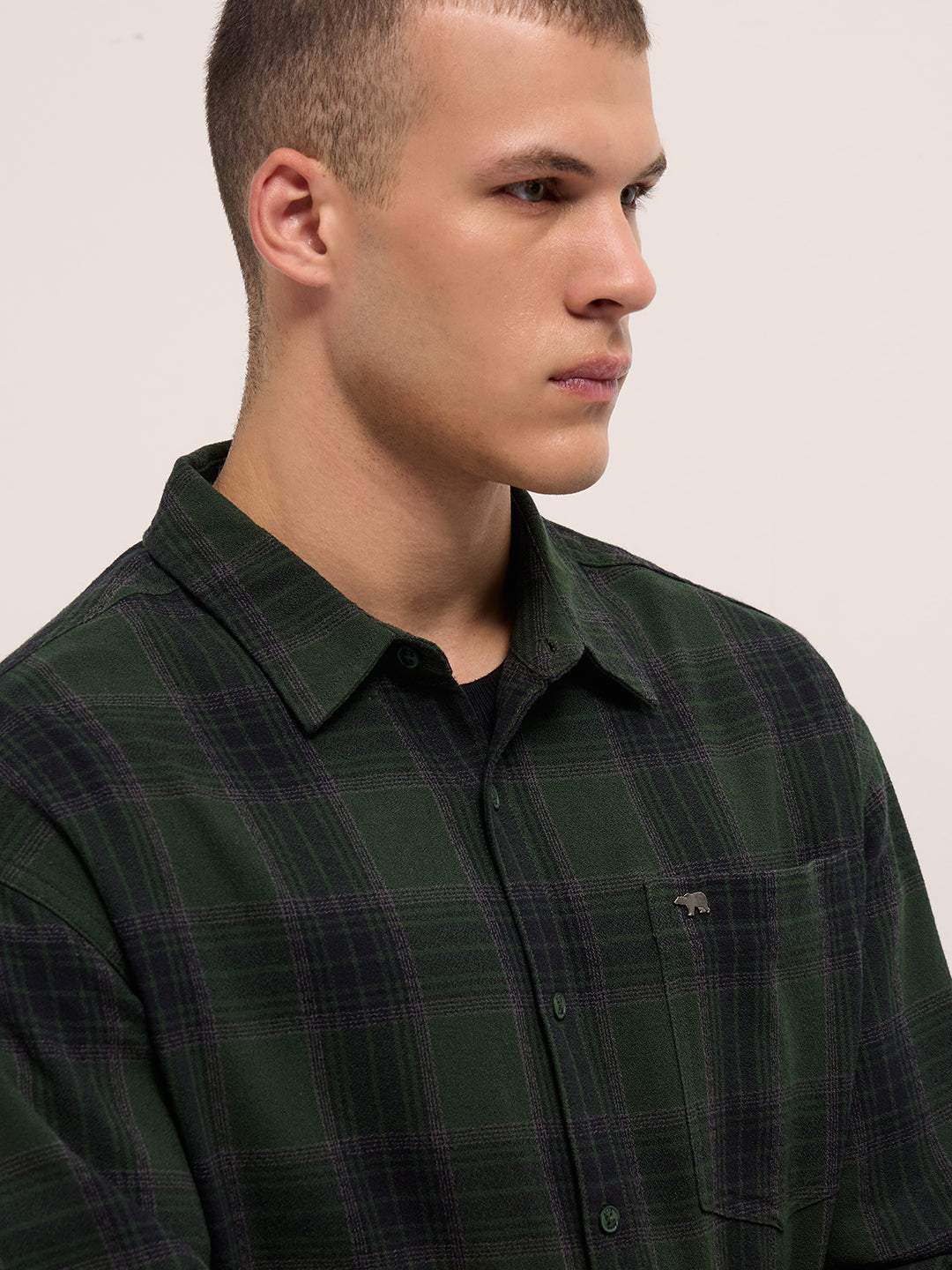 rufus dress shirts Blue/Brown * Elegant Pin Striped VIP Rufus Long Sleeve Button Down Shirt