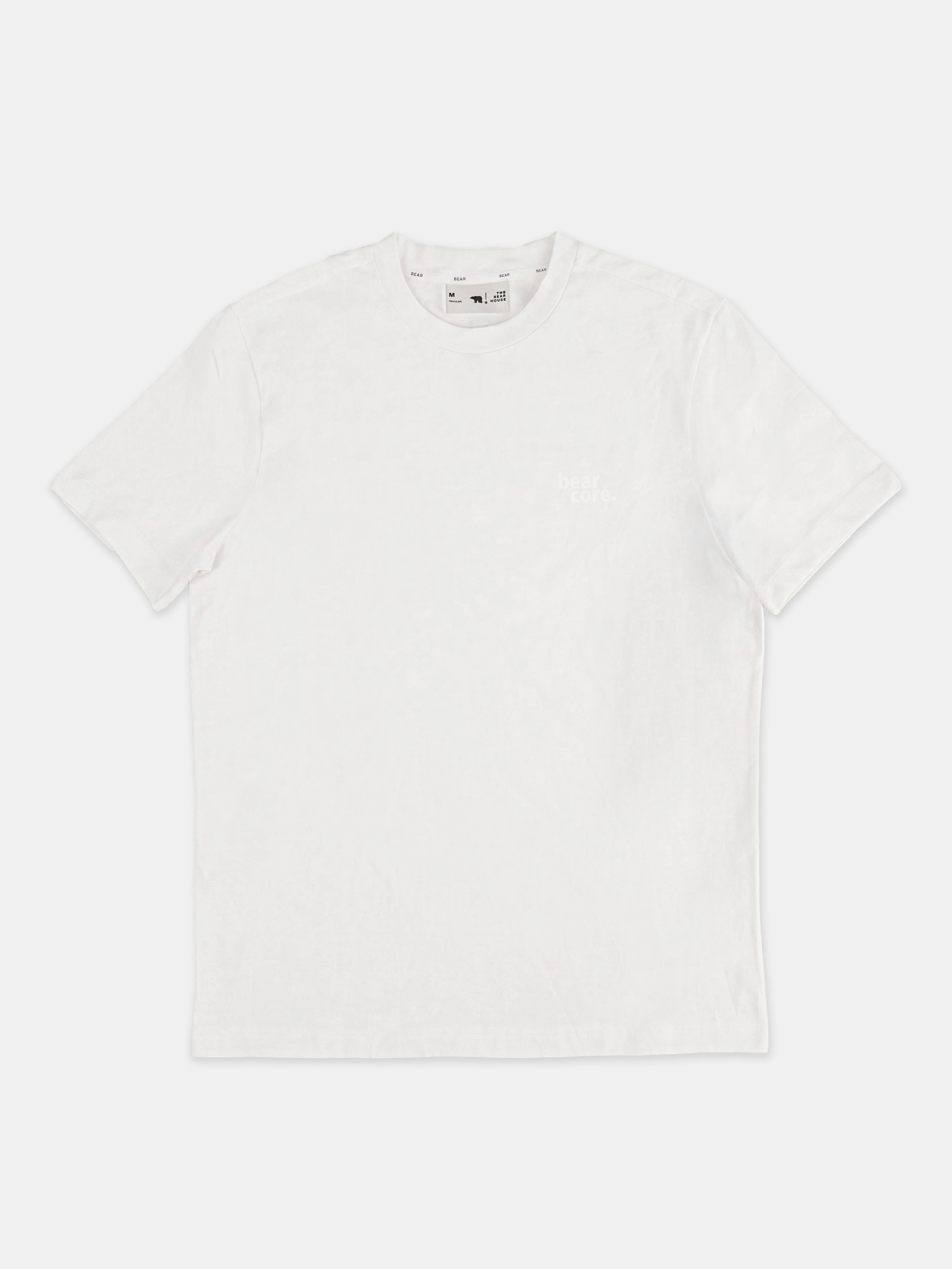 Shop Off White Regular Fit Crew Neck T-Shirt with Typography Print