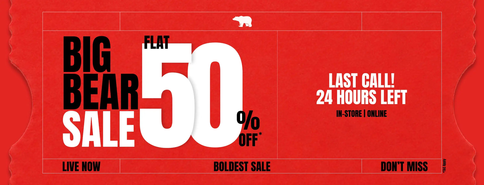Big Bear Sale Live Now!!
