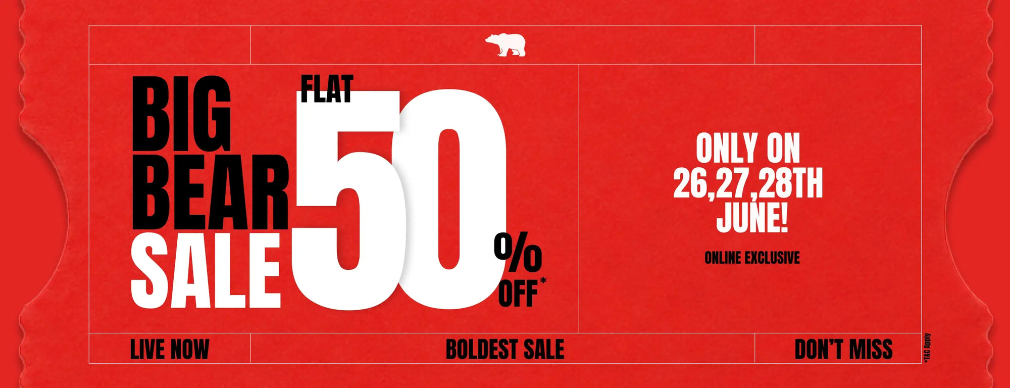 Big Bear Sale Live Now!!