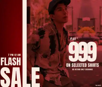 Flash Sale on selected shirts