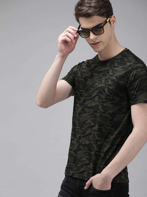 Men Comfort Camo Tshirt by The Bear House